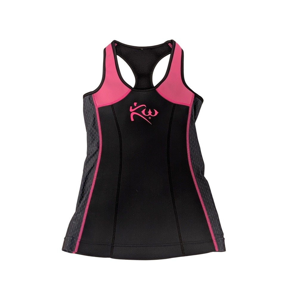 Neoprene sauna tank top, Kutting Weight women's fitness vest Small